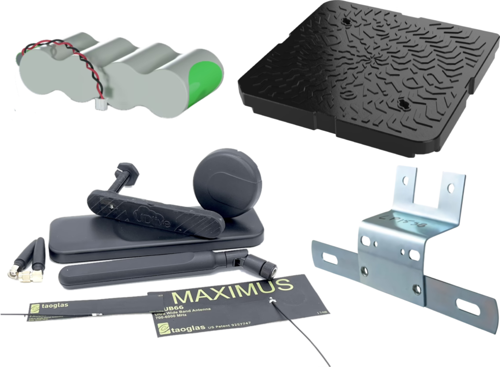 Image of various UDlive accessories.